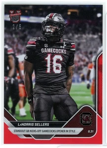 2024 Bowman U Now LANORRIS SELLERS #4 Standout QB Gamecocks Opener Red RC #d/5 - Picture 1 of 2