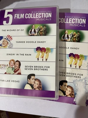 Best Of Warner Bros. 5 Film Collection Musicals (DVD 2013) Rated G OZ YANKEE - Image 1 of 4