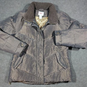 ROPER Women's Size Medium Down Jacket Quilted Puffer Lepord Warm Western - Picture 1 of 8