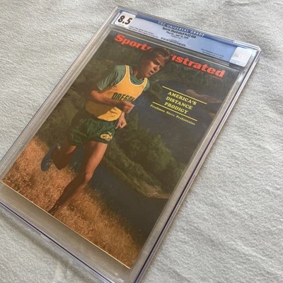Steve Prefontaine SPORTS ILLUSTRATED First Cover June 15, 1970 NEWSSTAND CGC 8.5 - Image 1 of 4