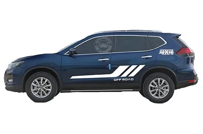 Graphics Racing Sport Stripe Car Sticker For Nissan X-trail 4x4 Off Road Decals - Image 1 of 4