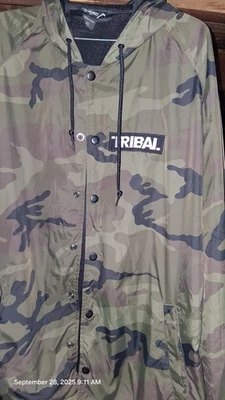 TRIBAL STREETWEAR  CAMO WINDBREAKER - Image 1 of 3