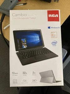 RCA Cambio 10.1 inch 2-in-1 Notebook/Tablet (32GB, 2GB Memory, 1280x800)... - Picture 1 of 4