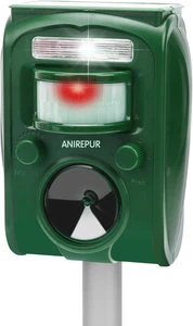 Repellente Gatti, Ultrasonico Solare Alimentato Animale Deterrente per Giardino  - Foto 1 di 12
