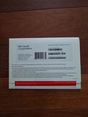 Software Microsoft Windows 10 Home 64 bits Eng Intl. NUEVO Foto 1 de 4