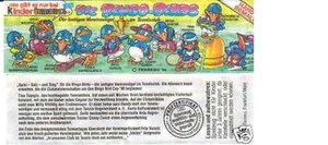 KINDER - CARTINA - DIE BINGO BIRDS - TEDESCA - Foto 1 di 1