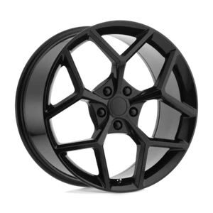 Set of 4 Performance Replicas PR126 Wheels 20X9 5X120 GLOSS BLACK 30MM - Picture 1 of 1