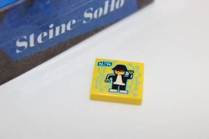Lego (c) 1x Fliese - 2x2 - Fliese Quadrat - 3068 - bedruckt - gelb - Bild - Bild 1 von 16