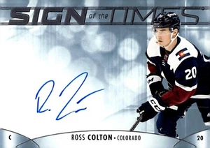 Ross Colton - 2023-24 Upper Deck SP Authentic Sign Of The Times Card #SOTT-RC - Picture 1 of 2