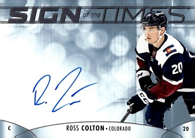 Ross Colton - 2023-24 Upper Deck SP Authentic Sign Of The Times Card #SOTT-RC - Image 1 of 2