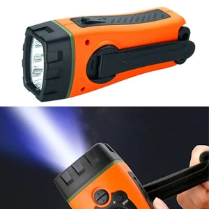 Multifunctional Emergency Hand Crank Generator Flashlight Solar Radio Bluetooth - Picture 1 of 11