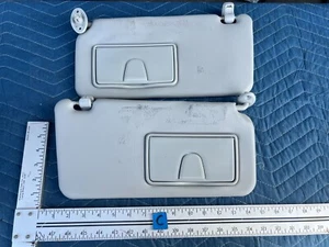 2010-2013 Suzuki SX4 Hatchback Tan Left & Right Sun Visor Shade Pair OEM #1278CN - Picture 1 of 10