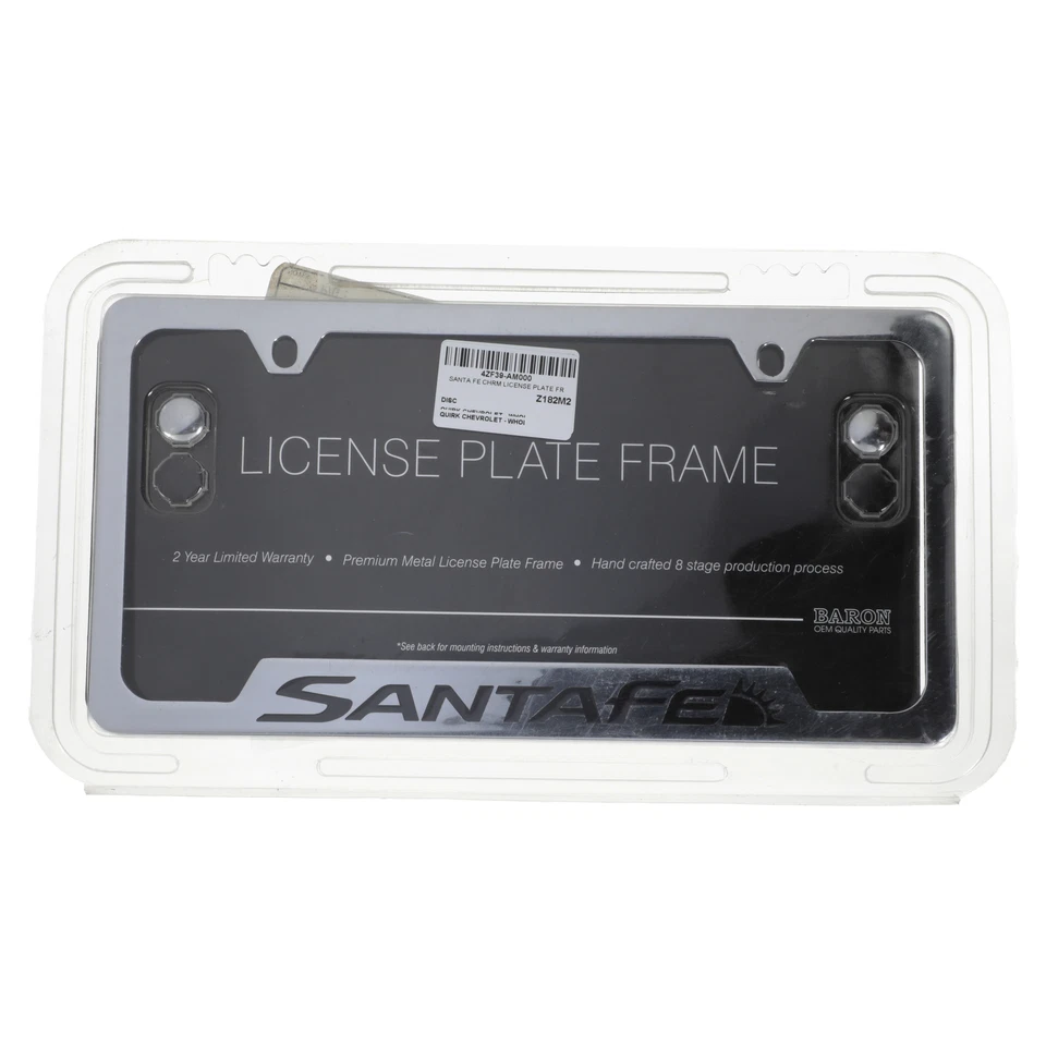 Marco de matrícula genuino Hyundai 4ZF39-AM000 Foto 1 de 3