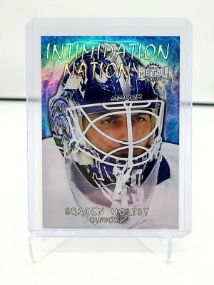 20/21 UD Metal Universe Intimidation Nation Braden Holtby IN-15 Canucks - Image 1 of 2