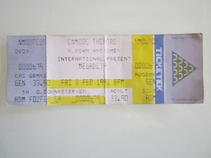 MEGADETH Australian tour 1991 - Enmore Theatre - Concert Ticket Heavy Metal - Picture 1 of 2