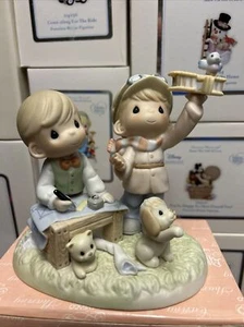 Precious Moments 937282 We’ve Got The Right Plan Wright Brothers Piece - Picture 1 of 12