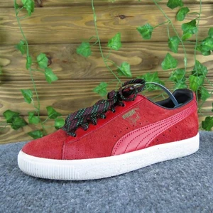 Zapatilla deportiva para mujer PUMA Clyde rara de cuero rojo talla 6 mediana ligeramente usada 2025 - Imagen 1 de 7