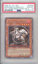 PSA 10 - Yu-Gi-Oh Card - DR3-EN006 - HORUS THE BLACK FLAME DRAGON LV4 (rare) GM