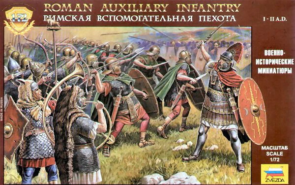 Roman Auxiliary Infantry I-Ii A.D.Figure Plastic Kit 1:72 Model Zvezda — 第 1/1 张图片