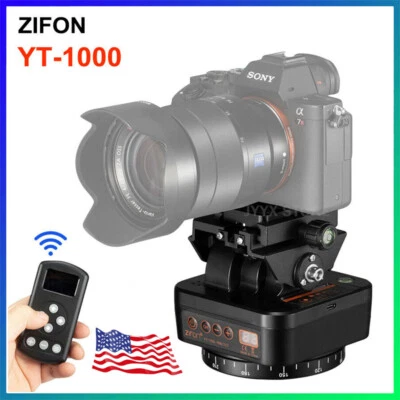 US ZIFON YT-1000 Pan Tilt Auto Motorized Rotating Panoramic Head Remote Control - Image 1 of 4
