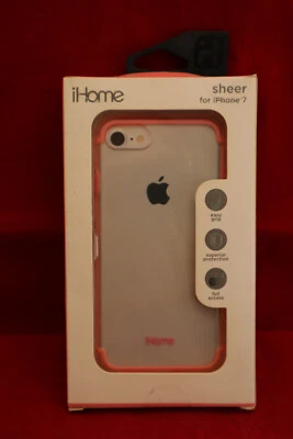 Funda para Smartphone iHome Transparente Apple iPhone 7 Rosa Salmón Foto 1 de 4