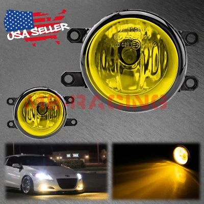 Par de luces antiniebla de lente amarillas para Lexus RX350 2010-2014 repuesto calidad T3 Foto 1 de 4