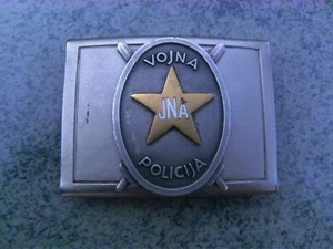 JNA Army - SFRJ Ygoslavia Military police belt buckle - Foto 1 di 9