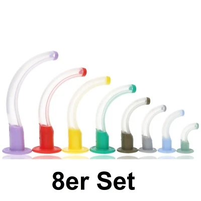 INTERSURGICAL BEATMUNGS-PRODUKTE GMBH Horn Medical Guedeltubus - Set aus 8 Oropharyngealtuben Gr. 000,00,0,1,2,3, 4,5