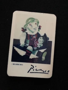 Picasso Art Magnet CreditCard Size Address Book Accordion Style Magnetic Closure - Picture 1 of 5