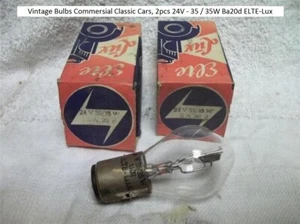 Vintage Bulbs Commersial Classic Cars, 2pcs 24V - 35 / 35W Ba20d ELTE-Lux - Picture 1 of 1