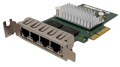 Fujitsu D2745-A11 Quad-Port Gigabit Ethernet RJ45 Network Card Low Profile - Image 1 of 3