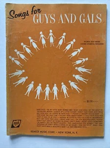 Vintage 1961 Songs for Guys and Gals Remick Songbook Sheet Music PRE-OWNED - Picture 1 of 2