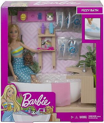 Barbie Fizzy Bath Playset GJN32 Brand NEW & Boxed • 22.38£