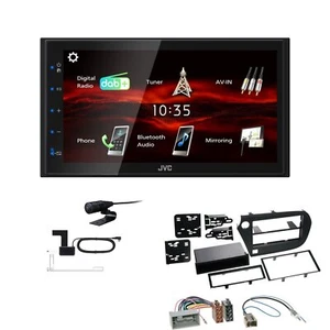 JVC KW-M180DBT 2DIN DAB+ Autoradio für Honda Insight 2009-2013 schwarz - Bild 1 von 5