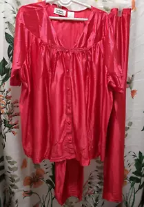 Anthony Richards Tricot 2 PC Pajama Set with Appliqué RED Size Medium NEW - Picture 1 of 7