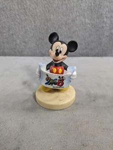 2008 Disney Authentic Porcelain Ceramic Mickey Mouse Figurine 4” Tall - Picture 1 of 6