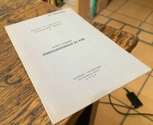 Ethnolinguistics So Far - David L Olmstead 1950 Studies RARE Free US Shipping - Picture 1 of 2