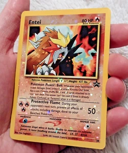 ENTEI Black Star Promo Holofoil Inverso #34 Pokemon LP Calidad Doble Remolino - Imagen 1 de 7
