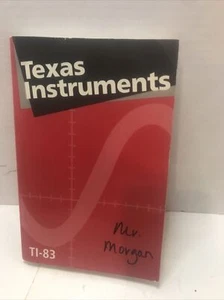 TI-83 Plus Instruction Manual Only Texas Instruments 1996 Edition Book Only - Picture 1 of 2