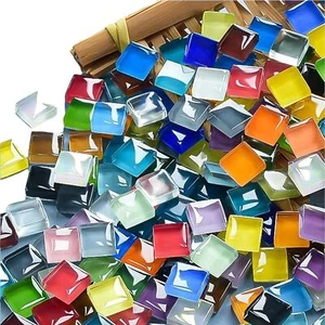 DIY Mosaic Tiles for Crafts Colorful Glass Mosaic Kits for Adults 350 Pcs Bulk - Picture 1 of 7