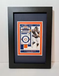 Khalil Mack Chicago Bears Framed Football Card Plaque 2019 Panini Contenders #71 - Picture 1 of 4