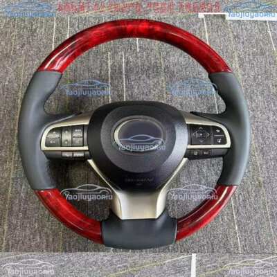 For LEXUS LX570 ES GX GS LX RX GX470 GX460 Wood Grain Steering Wheel Assembly - Image 1 of 3