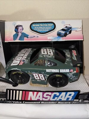 Dale Earnhardt Jr Nascar Voice Command Rumblin Racers Race Car 88 National Guard - Image 1 of 4