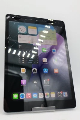 Apple iPad 7. Gen 2019 10,2 WiFi 32GB Space Grau A2197 Displayschaden #5303 - Bild 1 von 4