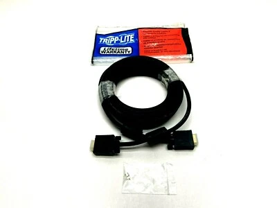 Tripp Lite P500-025 SVGA Monitor Extension Gold HD15 Cable 25' 7.6m - Image 1 of 3