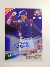 2016 Willson Contreras Bowman Platinum Top Prospects /150 Purple Paralle