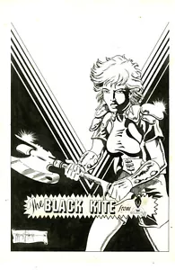Topper Helmers - Shanghaied - Saga of the Black Kite #3 Cover Original Art 1987 - Bild 1 von 1