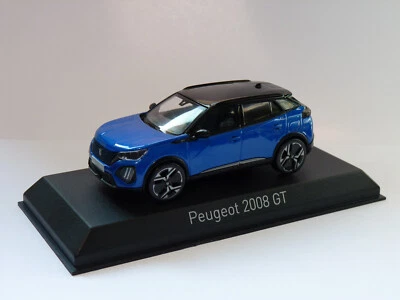 Peugeot 2008 GT de 2024 Bleu Vertigo au 1/43 de Norev 472871 - Photo 1/4