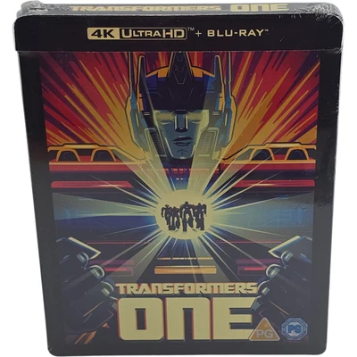 Transformers One: the Beginning Steelbook 4K Ultra HD + Blu-Ray Chris Hemsworth - Image 1 of 4