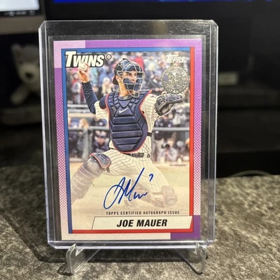2025 Topps Update Series 1990 Joe Mauer Auto - Image 1 of 2